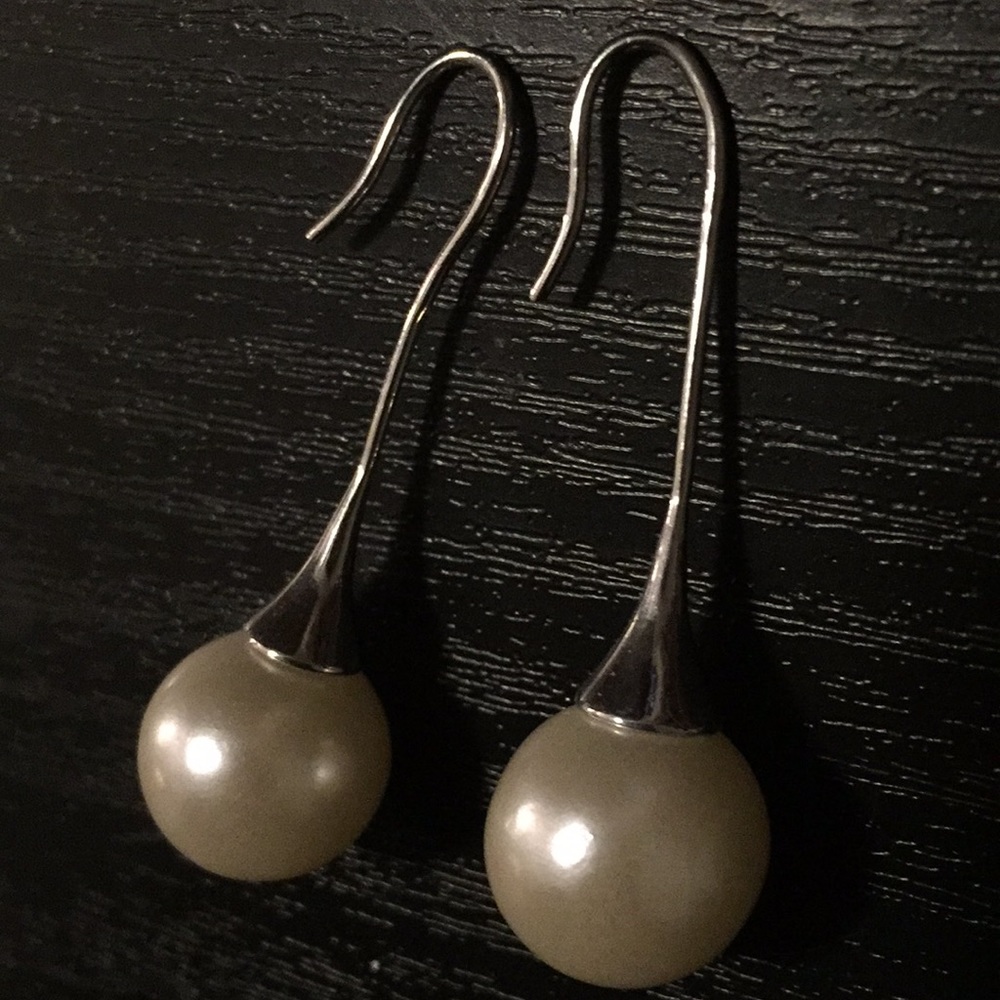 Faux Pearl Earrings